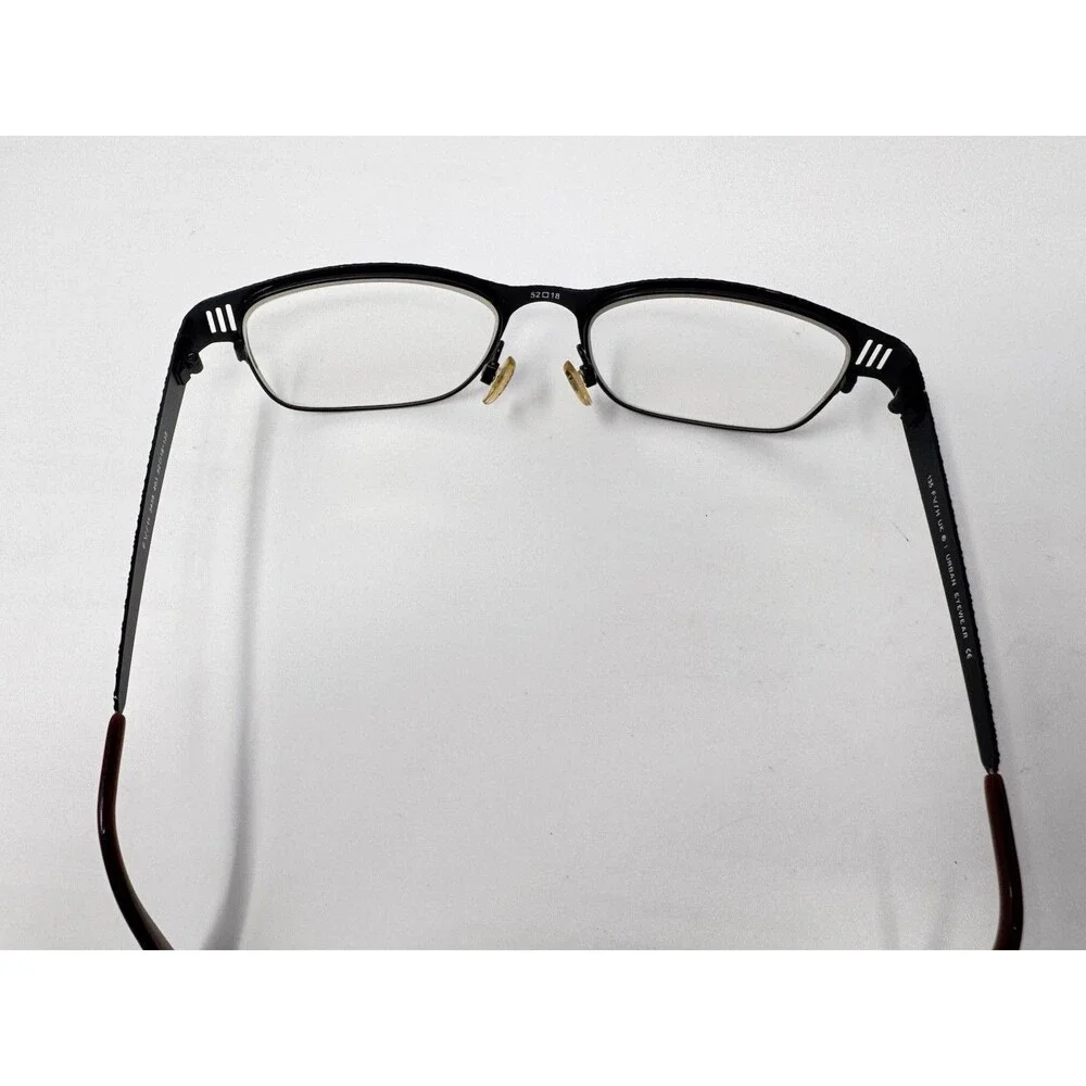 FYSH 3435 463 Eyeglass Frames Only 52-18-135 Red Black Urban Eyewear